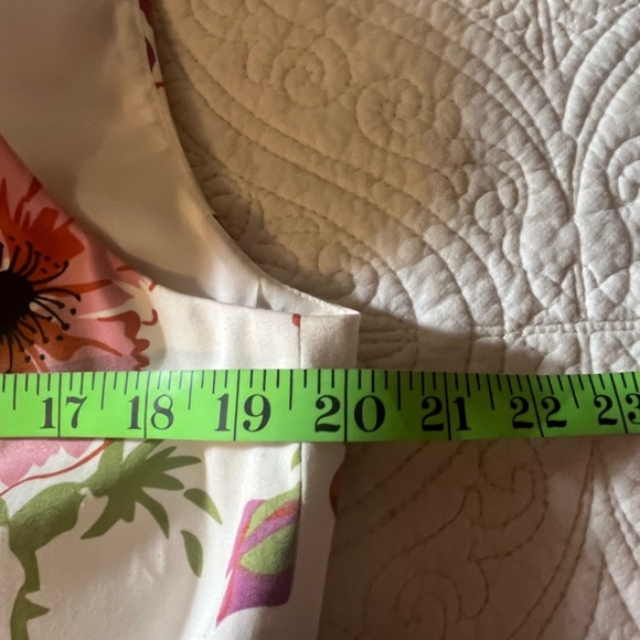 Brooks Brothers Floral Sleeveless Mock Neck Sheath Dress, size 10 - Picture 8 of 12